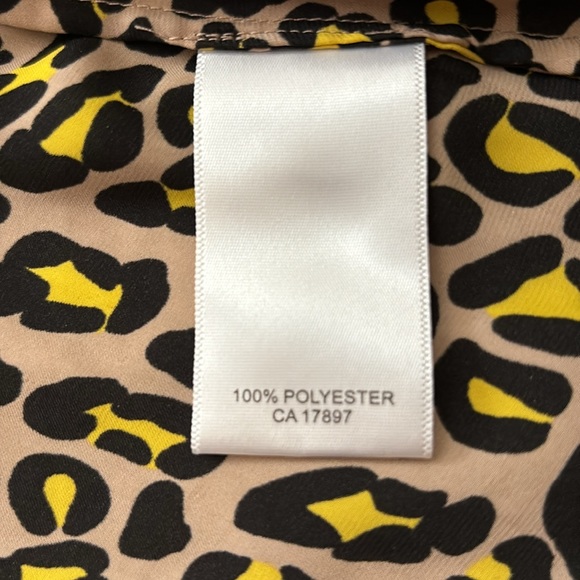 Banana Republic tank top, leopard print.  EUC - Picture 3 of 4